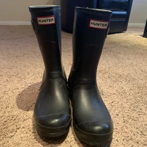 Hunter Original Short Wellie Boots - Black